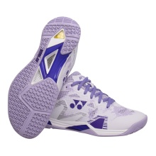 Yonex Badminton Shoes Power Cushion Eclipsion Z3 (Stability) 2024 white/purple ladies